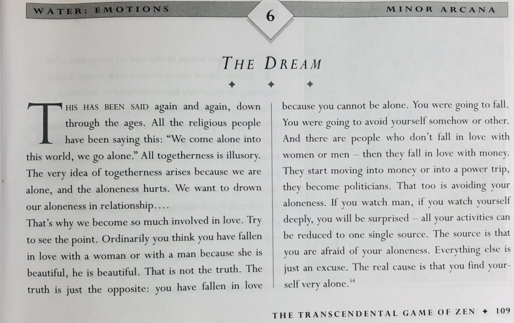 The Dream Osho's Interpretation